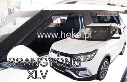 Protiprůvanové plexi, ofuky skel - Ssangyong XLV 5dv 16- (+zadní)