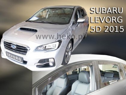Protiprůvanové plexi, ofuky skel - Subaru Levorg 5dv 15- (+zadní)