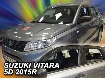 Protiprůvanové plexi, ofuky skel - Suzuki Grand Vitara II 14- (+zadní)