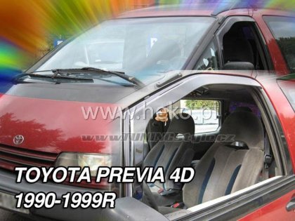 Protiprůvanové plexi, ofuky skel - Toyota Previa 3/5dv. 90-99 přední krátký