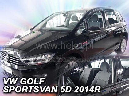 Protiprůvanové plexi, ofuky skel - VW Golf Sportsvan 5dv. 14-