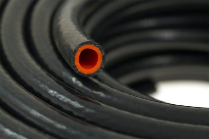 Przewód podciśnienia silikonowy zbrojony TurboWorks PRO Black 10mm