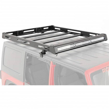 Roof rack system for hard top with LED lights Rough Country