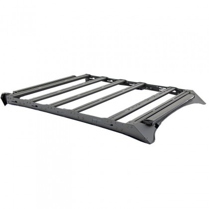 Roof rack system with front and rear LED light bar 40" Rough Country Crew Cab