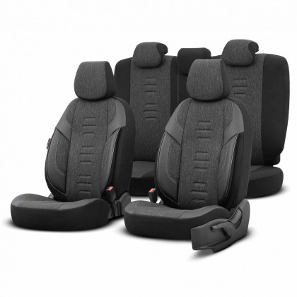 Sada autopotahů OTOM THRONE 102 SMOKED 3-ZIP
