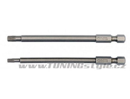 Sada bitů 1/4" 2 ks TORX L=100 mm T15, T27