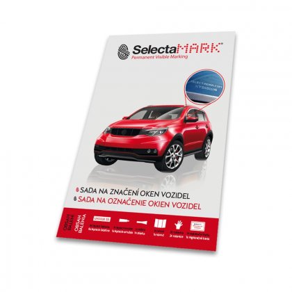 SelectaMark VKIT Leptací sada pro označování skel vozidla
