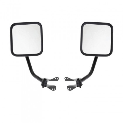 Side mirrors steel black Smittybilt