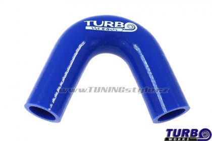 Silikonová hadice, koleno TurboWorks Blue 135° 28mm