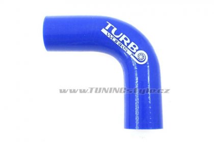 Silikonová hadice, koleno TurboWorks Blue 90° 32mm