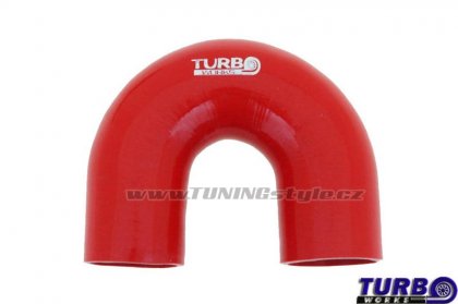 Silikonová hadice, koleno TurboWorks Red 180° 57mm