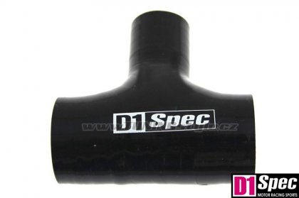 Silikonová hadice, T spojka BlowOff D1Spec Black 63mm / 9mm