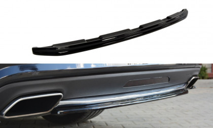 Splitter zadní, prostřední Mercedes CLS C218 (Bez žeber) 11-14 carbon look