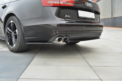 Splittery zadní, boční Audi A6 C7 Avant 11-14 černý lesklý plast