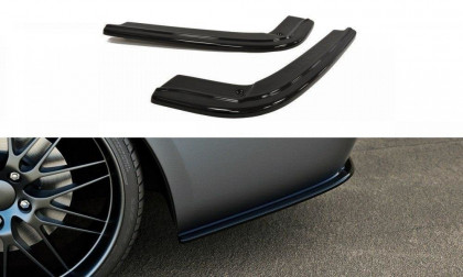 Splittery zadní boční BMW 3 E92 MPACK 2006-2010 černý lesklý plast