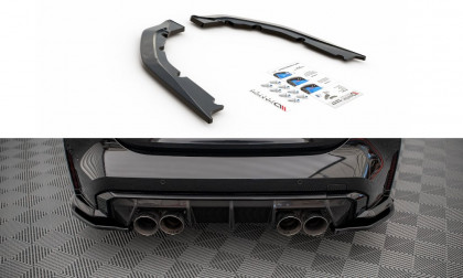 Splittery zadní boční BMW M4 G82 carbon look