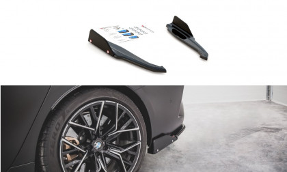 Splittery zadní boční + Flaps V.1 BMW M8 Gran Coupe F93 carbon look