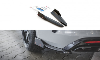 Splittery zadní boční + Flaps V.2 Škoda Octavia RS Mk4 černý lesklý plast