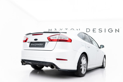 Splittery zadní boční Ford Mondeo ST-Line Sedan Mk4 Facelift černý lesklý plast