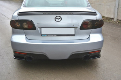 Splittery zadní boční Mazda 6 Mk1 MPS 06-07 černý lesklý plast