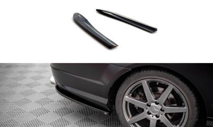 Splittery zadní boční Mercedes-Benz C Coupe AMG-Line C204 černý lesklý plast