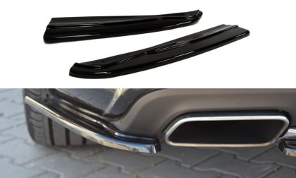 Splittery zadní, boční Mercedes CLS C218 2011-2014 černý lesklý plast