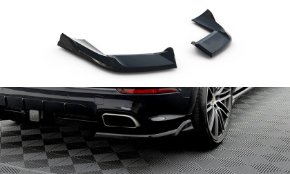 Splittery zadní boční Porsche Cayenne Sport Design Mk3 černý lesklý plast