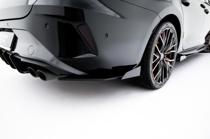 Splittery zadní boční Street Pro + flaps Cupra Leon ST Mk1 Facelift černo červené