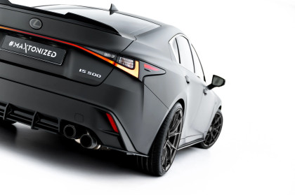 Splittery zadní boční Street Pro Lexus IS 500 Mk3 Facelift 2 (XE30) černo červené