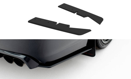 Splittery zadní boční Street Pro Subaru Impreza WRX STI Mk3 Facelift černo červené