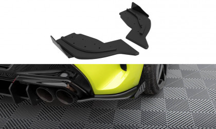 Splittery zadní boční Street Pro V.2 + flaps BMW 1 F40 M-Pack / M135i černo červené