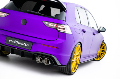 Splittery zadní boční Street Pro V.2 Volkswagen Golf R Mk8 / Mk8 Facelift černo červené