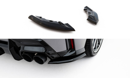 Splittery zadní boční V.1 BMW M135i F70 černý lesklý plast