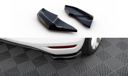 Splittery zadní boční V.1 Volkswagen Scirocco Mk3 Facelift černý lesklý plast
