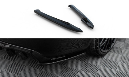 Splittery zadní boční V.2 Audi A4 B8 černý lesklý plast