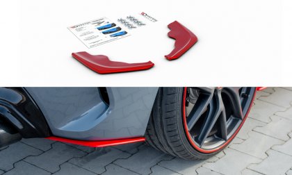 Splittery zadní boční V.2 BMW 1 F40 M-Packet červené