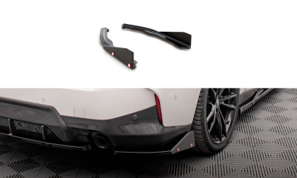 Splittery zadní boční V.2 + flaps BMW 2 Coupe M-Pack G42 černý lesklý plast