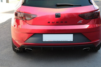 Splittery zadní ,boční v.2 Seat Leon Mk3 Cupra Facelift černý lesklý plast