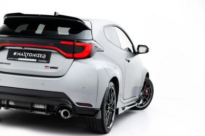 Splittery zadní boční V.2 Toyota GR Yaris Mk4 Facelift černý lesklý plast