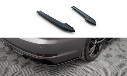 Splittery zadní boční V.3 Audi A4 S-line B9 černý lesklý plast