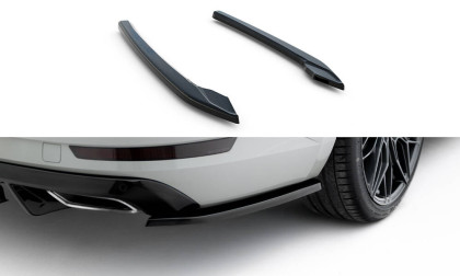 Splittery zadní boční V.3 Škoda Superb Liftback / Combi Mk3 černý lesklý plast