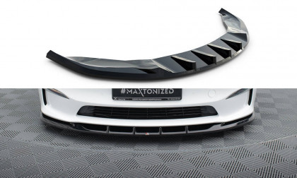 Splittery zadní boční V.3 Tesla Model S Plaid Mk1 Facelift černý lesklý plast