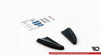 Splittery zadní boční Volvo V40 2012-2019 černý lesklý plast
