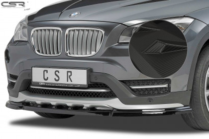 Spoiler pod přední nárazník CSR - BMW X1 E84 carbon look matný