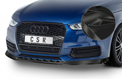 Spoiler pod přední nárazník CSR CUP - Audi A1 8X černý lesklý