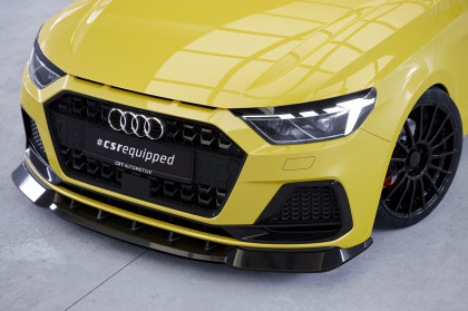 Spoiler pod přední nárazník CSR CUP - Audi A1 (Typ GB) carbon look lesklý