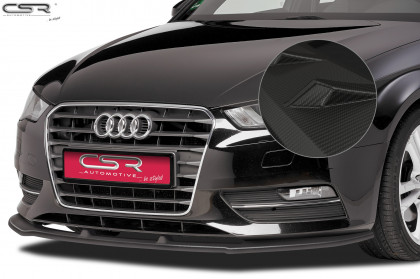 Spoiler pod přední nárazník CSR CUP - Audi A3 8V 12-16 carbon look matný