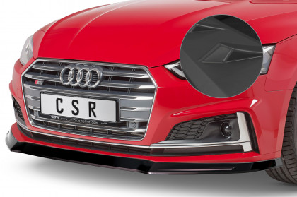 Spoiler pod přední nárazník CSR CUP - Audi A5 F5 S-Line / S5 F5 černý matný