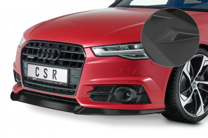 Spoiler pod přední nárazník CSR CUP - Audi A6 C7 4G S-Line/ S6 C7 4G černý matný