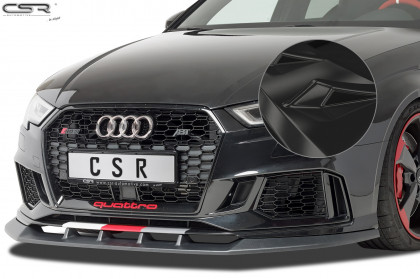 Spoiler pod přední nárazník CSR CUP - Audi RS3 8V 16- černý lesklý